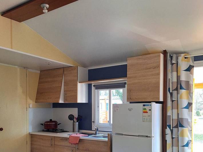 Camping les Rives d'Auzon - Mobilheim 6 personen in Saint-Germain, Ardèche