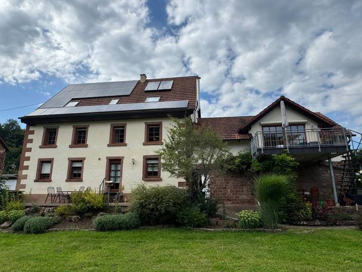 Ferienwohnung für 8 Personen, mit Balkon und Terrasse sowie Garten und Ausblick in Schönau (Pfalz) - 2