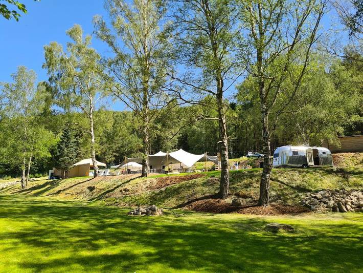Camping für 2 Personen, mit Ausblick und Garten in der Böhmische Schweiz - 3