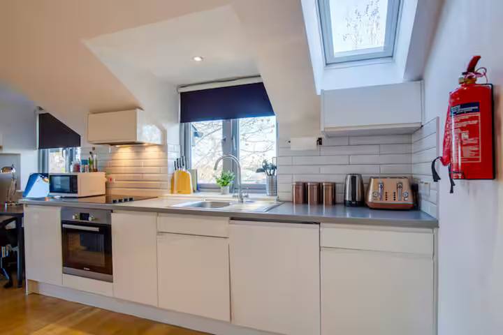 Appartement entier, Appartement de vacances pour 2 personnes avec balcon in Abbey Ward, Cambridge