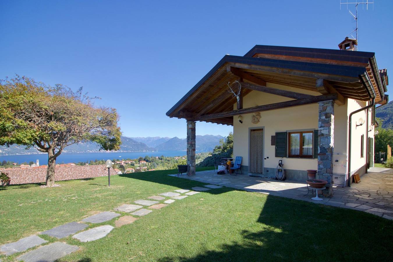 Villa for 10 People in Castelveccana, Western Alps