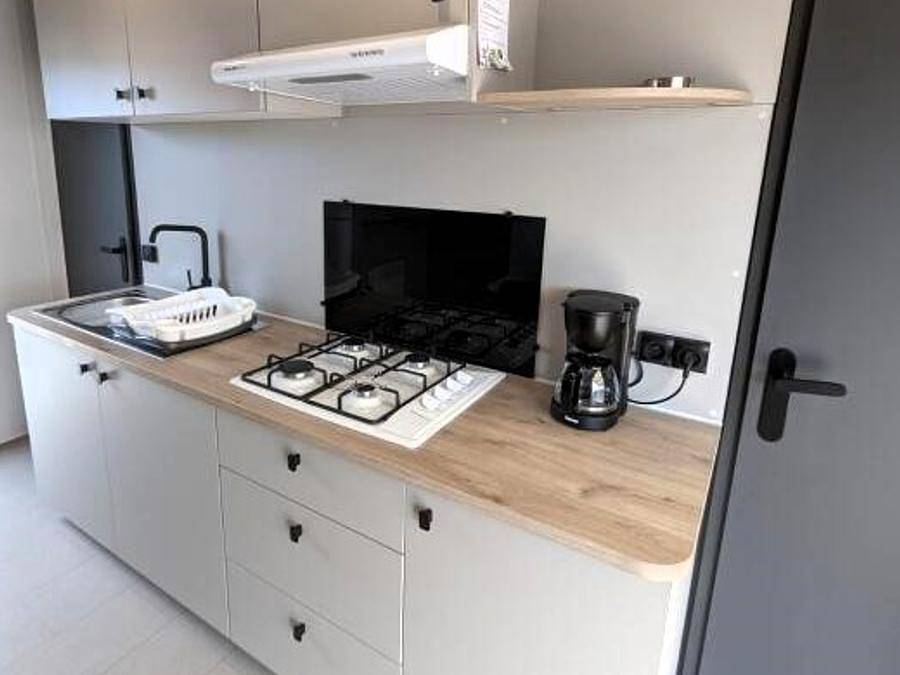 Camping Villa Campista - Mobilheim 6 personen - "Agora" 3 Zimmer in Saint-Hilaire-de-Riez, Vendée