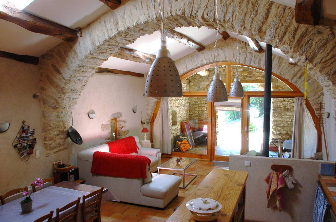 Gîte für 7 Personen mit Terrasse in Castelnau-de-Brassac, Lacaune und Umgebung