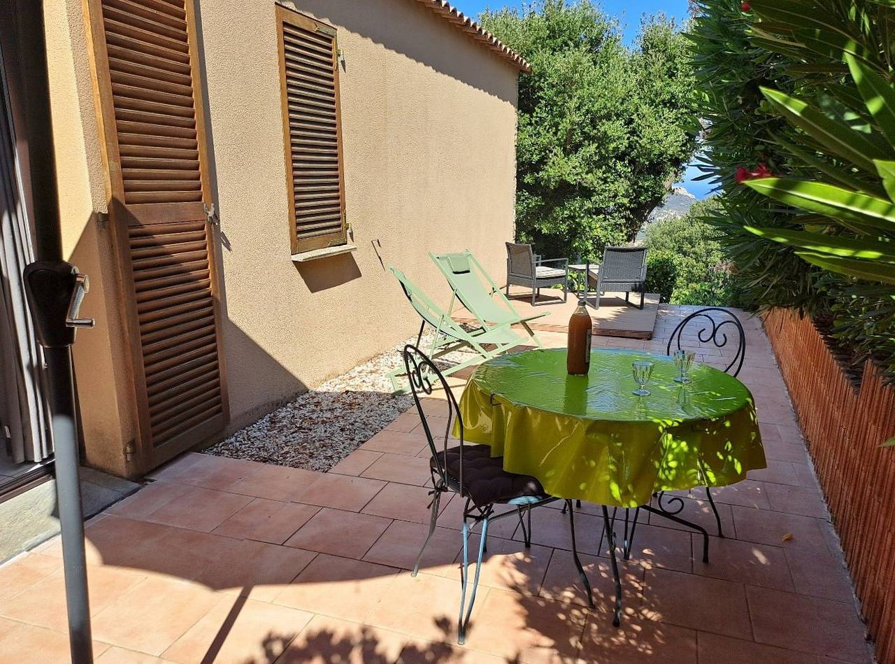 Gîte de charme avec vue mer in Aregno, Région de Calvi