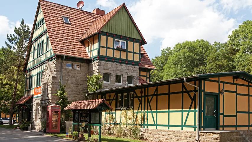 Ferienhaus für 10 Personen, mit Balkon und Sauna im Hainich
