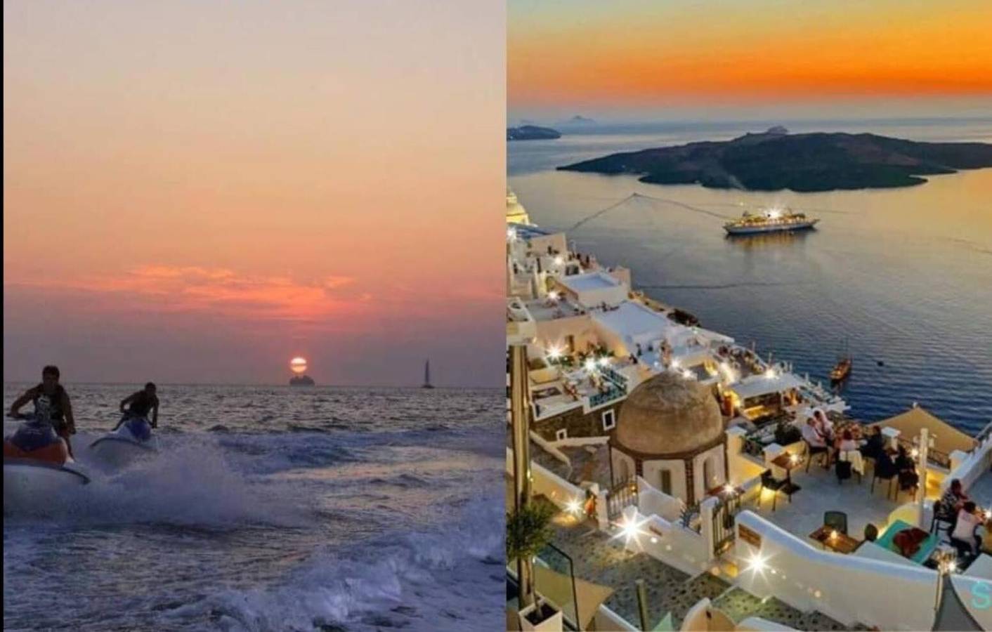 Chambre Double Économique avec Vue sur la Montagne, Wi-Fi et Climatisation in Plage d'Perivolos, Perissa