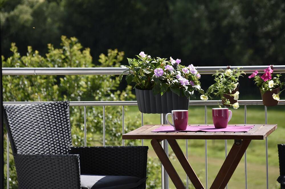 Ganze Wohnung, Ferienwohnung \"Hanne\" - für 2-3 Personen mit Balkon in Weiden (Rheinland-Pfalz), Nahetal