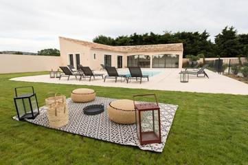 Maison de vacances pour 4 personnes, avec jardin et piscine à Salon-de-Provence