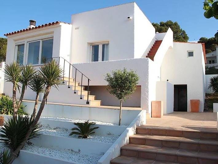 Ferienhaus mit Meerblick für 6 Personen, mit Terrasse
