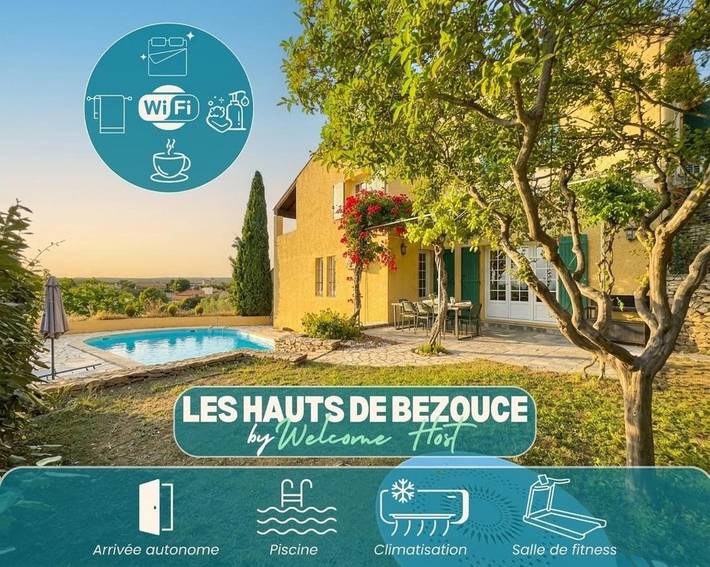 Maison d’hôte pour 8 personnes, avec jardin et piscine