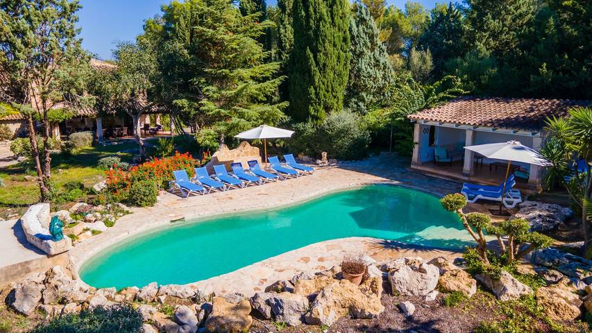 Finca 'Ca Na Siona' mit Bergblick, privatem Pool und Wi-Fi in Alcúdia, Mallorca Norden