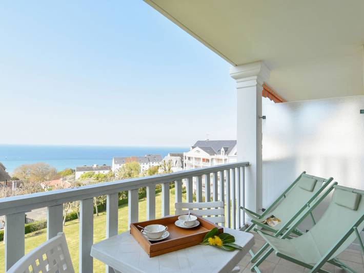 Appartement de vacances pour 2 personnes, avec Balcon et Vue à Trouville-sur-Mer