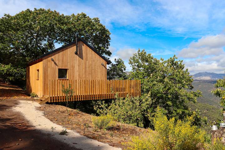 Blockhütte für 3 Personen, mit Balkon und Garten in Málaga Provinz - 2