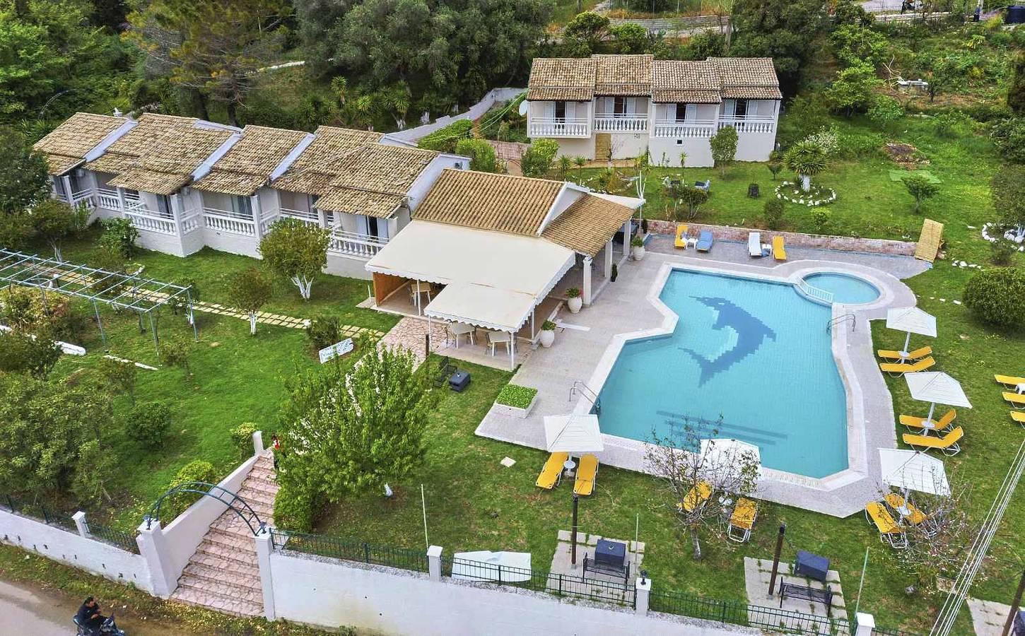 Monolocale intero, Monolocale 'Vintage Resort 6' con vista mare, Wi-Fi e aria condizionata in Corfù