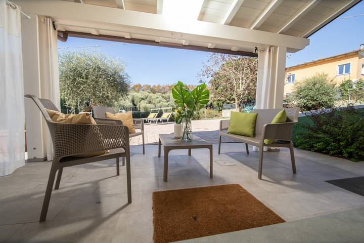 Ferienwohnung für 6 Personen, mit Garten