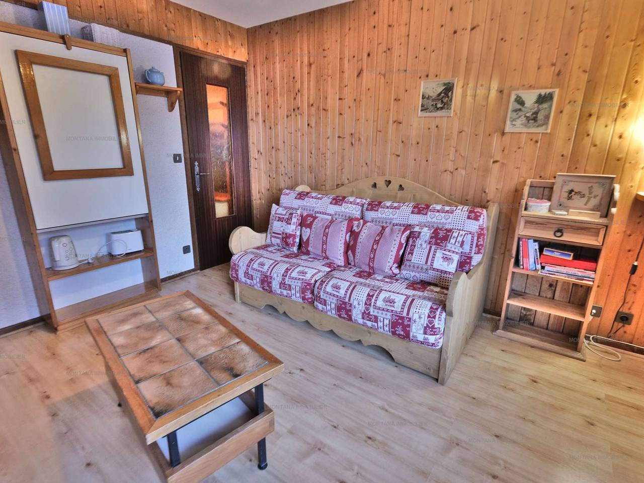 Studio entier, Studio cosy pour 4 au Grand-Bornand avec balcon in Le Grand-Bornand, Région d'Annecy