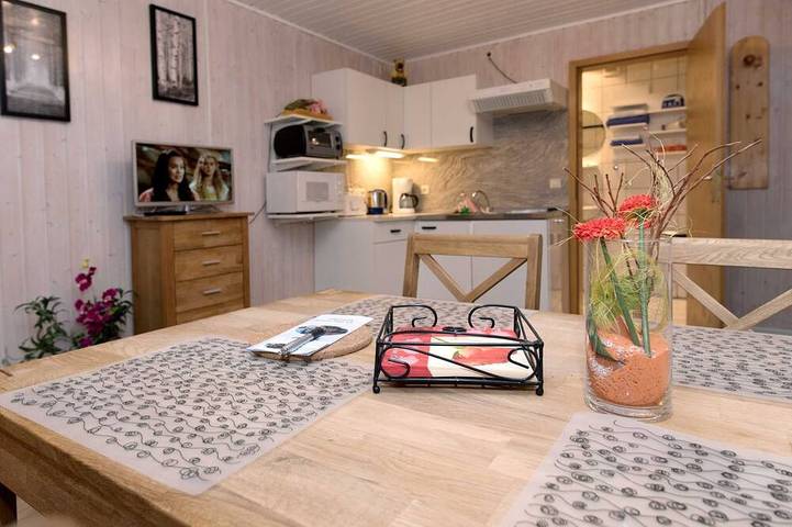 Appartement de vacances pour 4 personnes, avec jardin