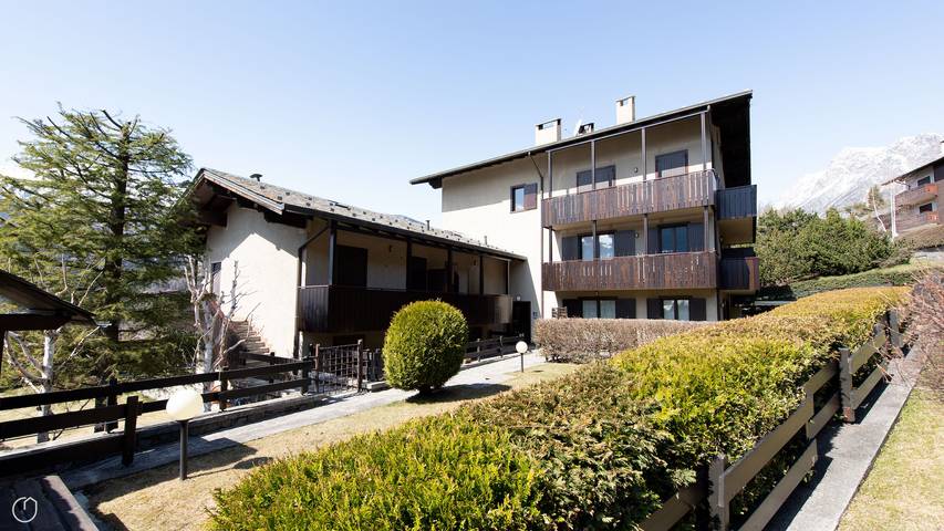 Ferienwohnung für 3 Personen, mit Balkon und Terrasse sowie Garten