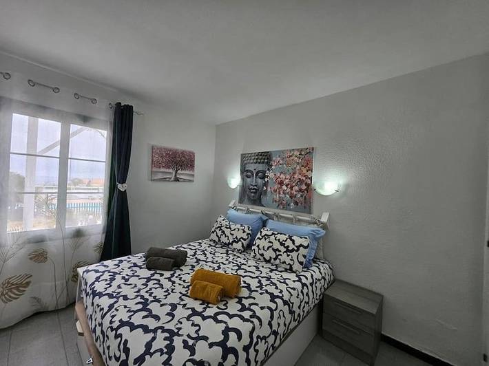 Strandhaus für 3 Personen, mit Pool und Garten sowie Terrasse und Ausblick auf Fuerteventura