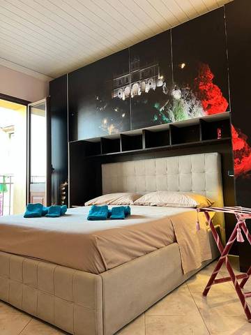 Gîte pour 4 personnes, avec balcon et vue à Tropea