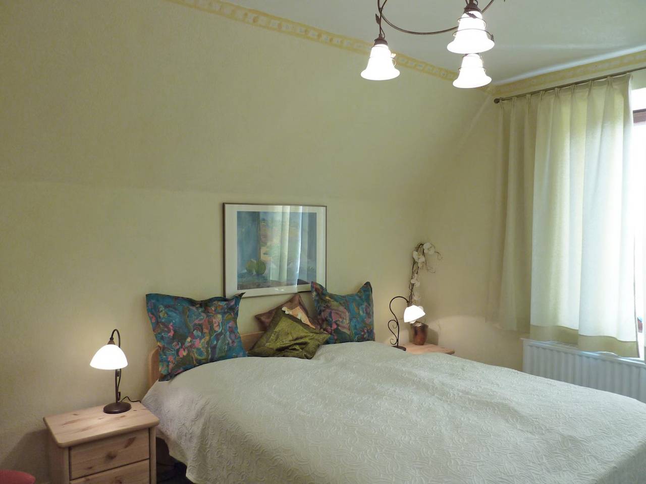 Ganze Wohnung, Apartment 'Wunschgarten' mit privater Terrasse, Gemeinschaftsgarten und Wlan in Wesselburen, Wesselburen und Umgebung Region