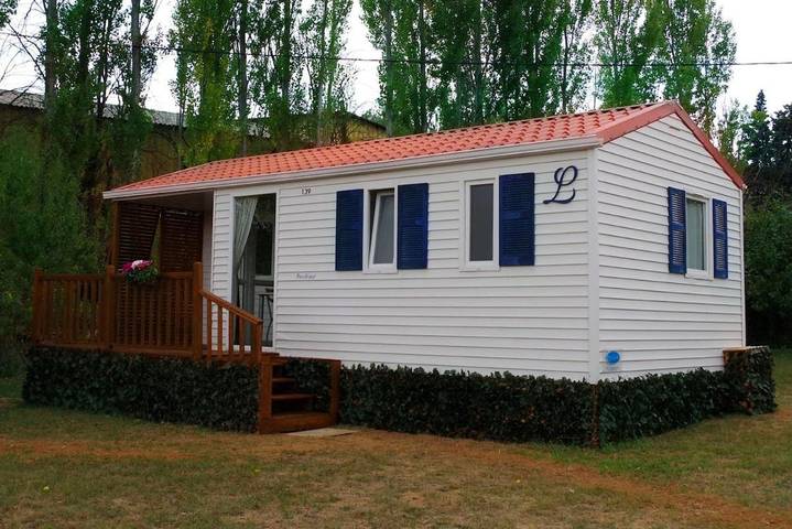 Maison de vacances pour 4 personnes, avec jardin ainsi que piscine et vue