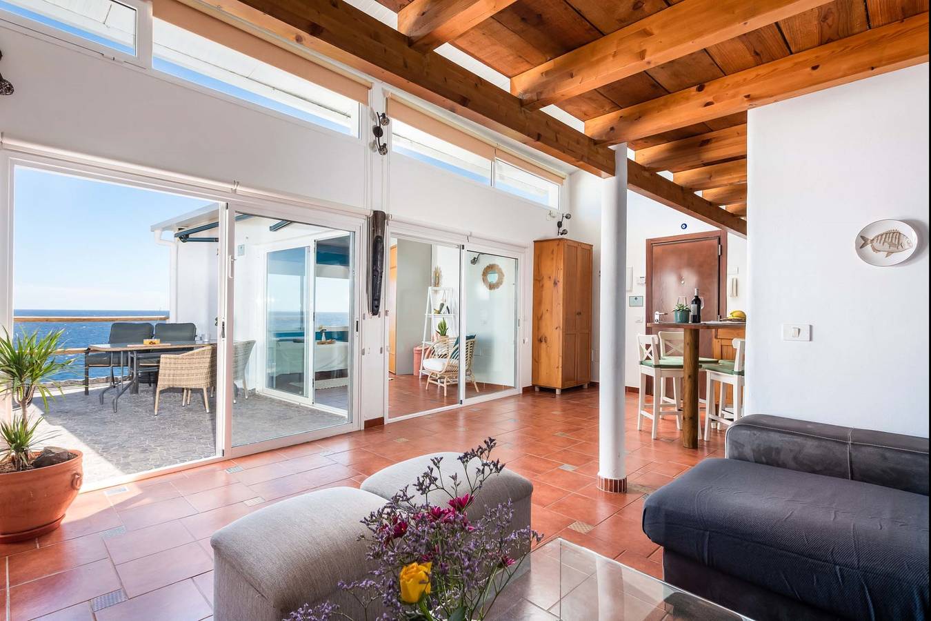 Appartement de vacances entier, Appartement de vacances pour 4 personnes avec terrasse in Costanera, El Rosario