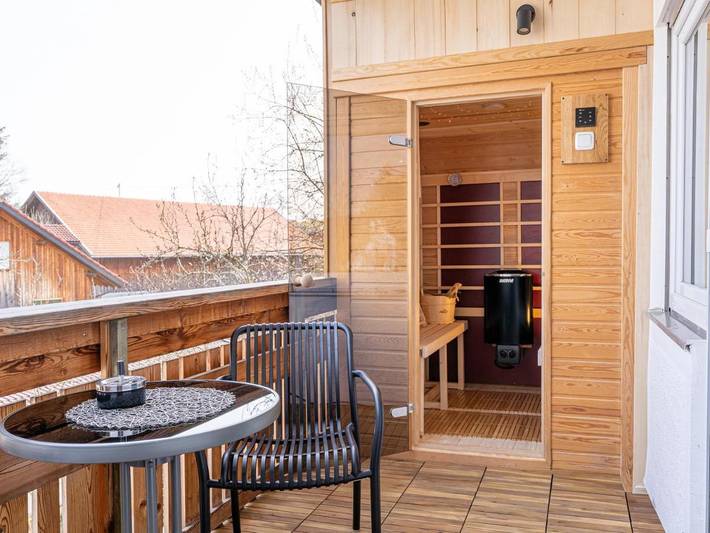 Ferienwohnung für 4 Personen, mit Sauna und Balkon in Görisried