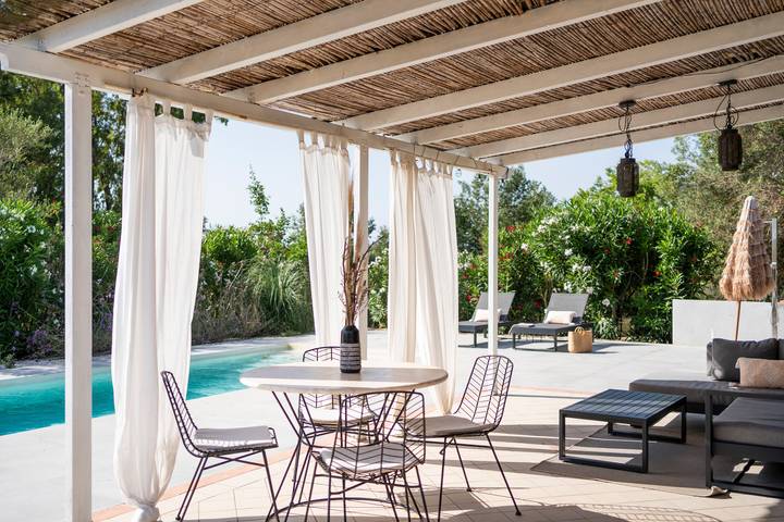 Ferienhaus für 2 Personen, mit Terrasse und Garten
