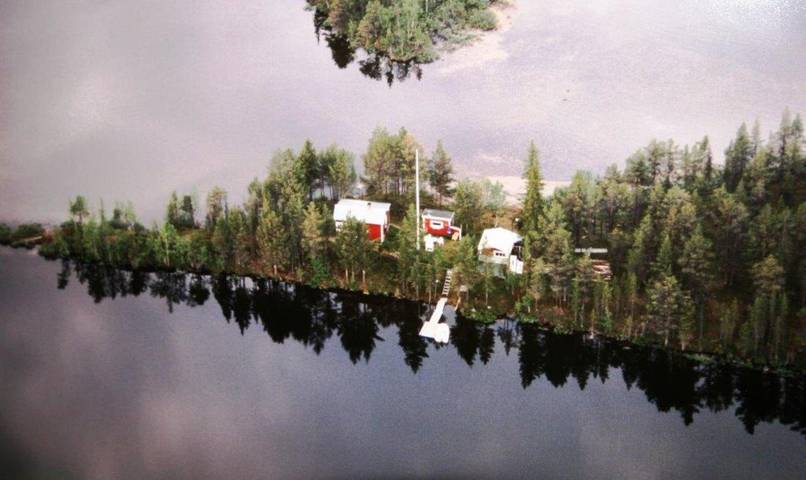 Chalet für 10 Personen, mit Terrasse und Sauna sowie Seeblick in Lappland (Schweden)