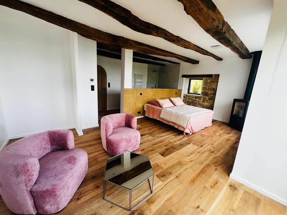 Double Room with Terrace in Salles-la-Source, Aveyron