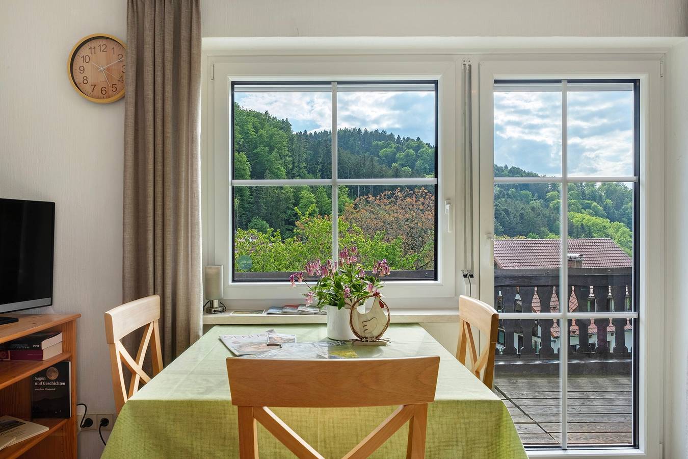 Ganze Wohnung, Apartment 'Talblick, 50 qm' mit Balkon und Wlan in Glottertal, Südschwarzwald