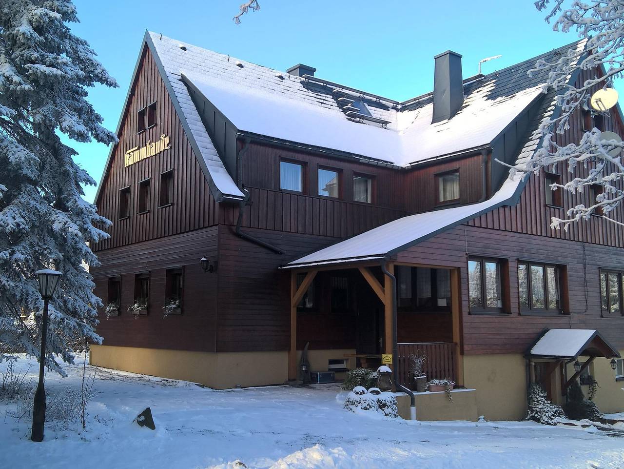 Ganze Ferienwohnung, Ferienwohnungen Kammbaude - Bungalow in Altenberg, Mittlere Erzgebirge