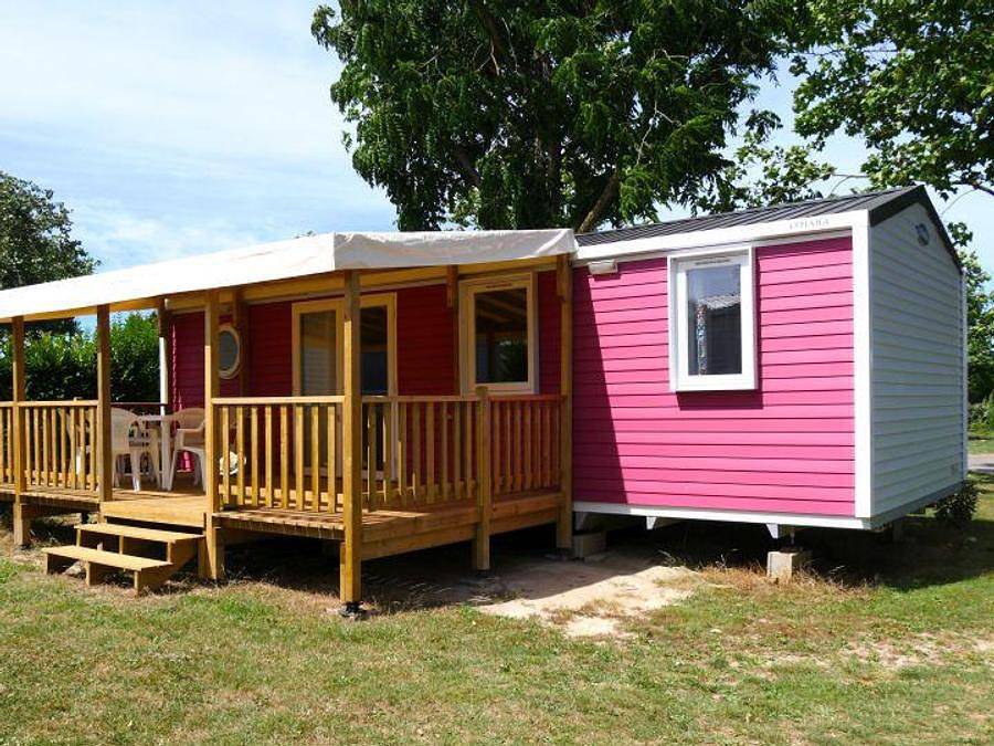 Camping La Bolée d'Air - Mobilhome 8 personas - Baltique - 3 habitaciones + sofá cama in Saint-Vincent-sur-Jard, Vandea