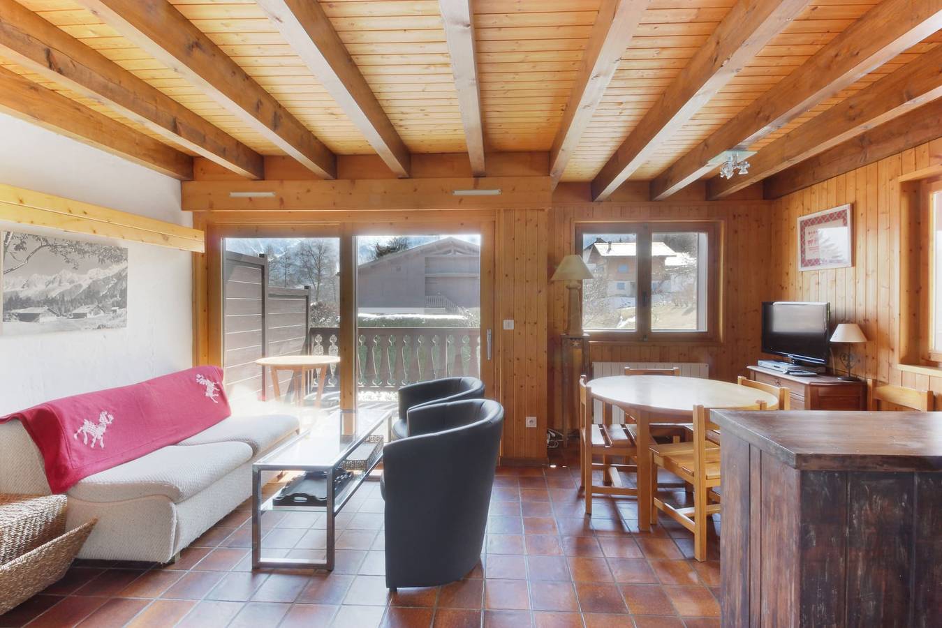 Entire apartment, Charousse Mt Blanc View in Les Houches, Massif du Mont-Blanc
