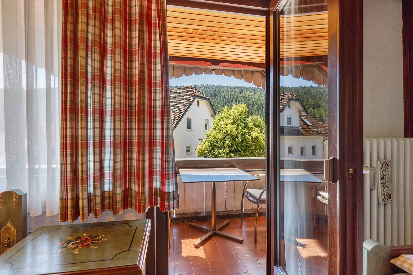 Standart Zweibettzimmer mit Gemeinschaftsgarten, Balkon und Wi-Fi in Tennenbronn, Schramberg