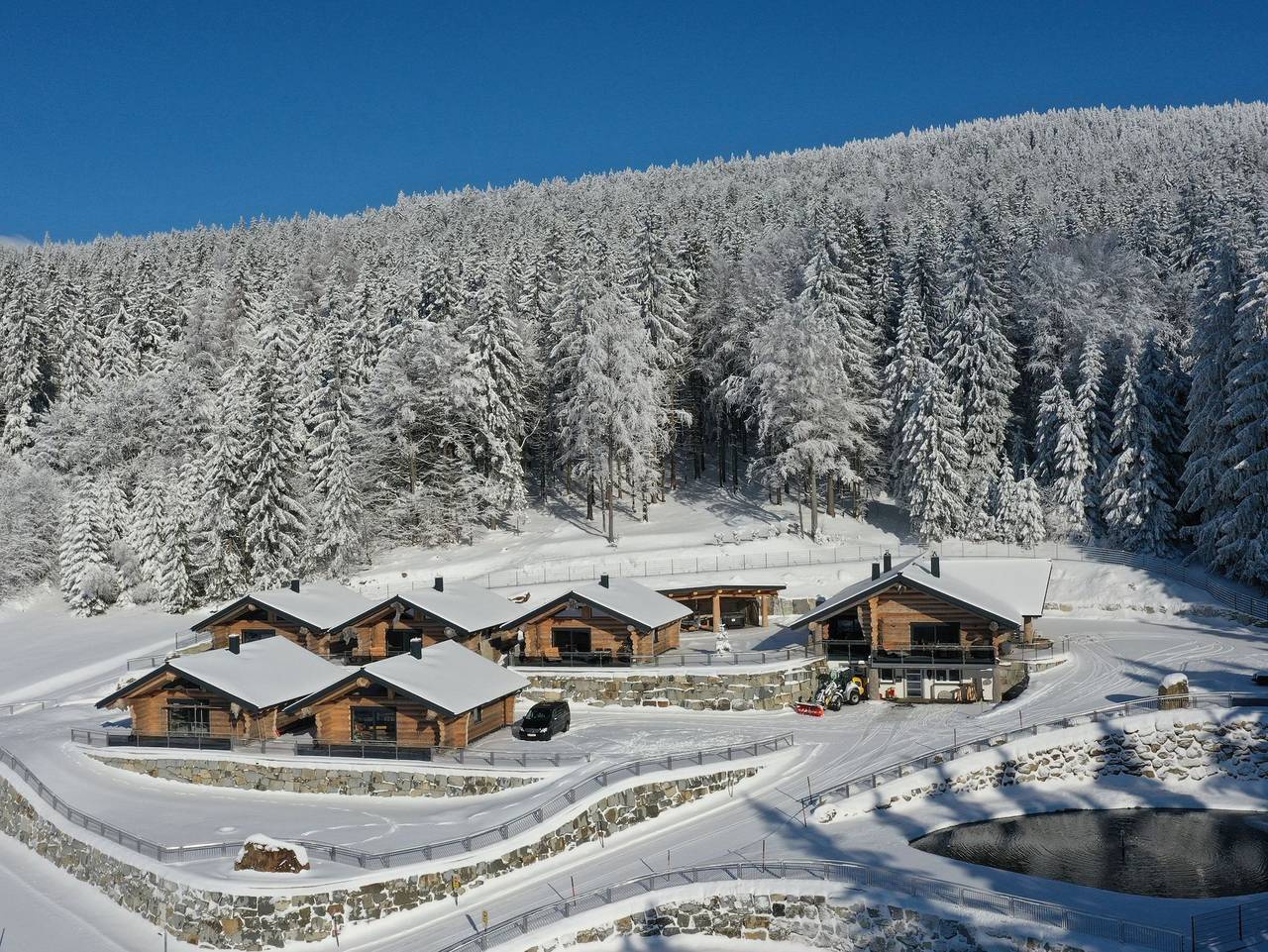 Blockhausen Luxus Chalets - Chalet-Suite 1 in Schwarzenberg am Böhmerwald, Bezirk Rohrbach