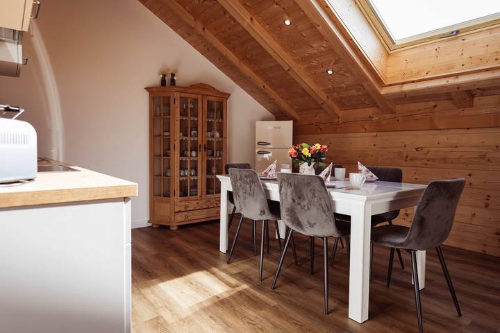 Ferienwohnung für 6 Personen, mit Balkon und Ausblick