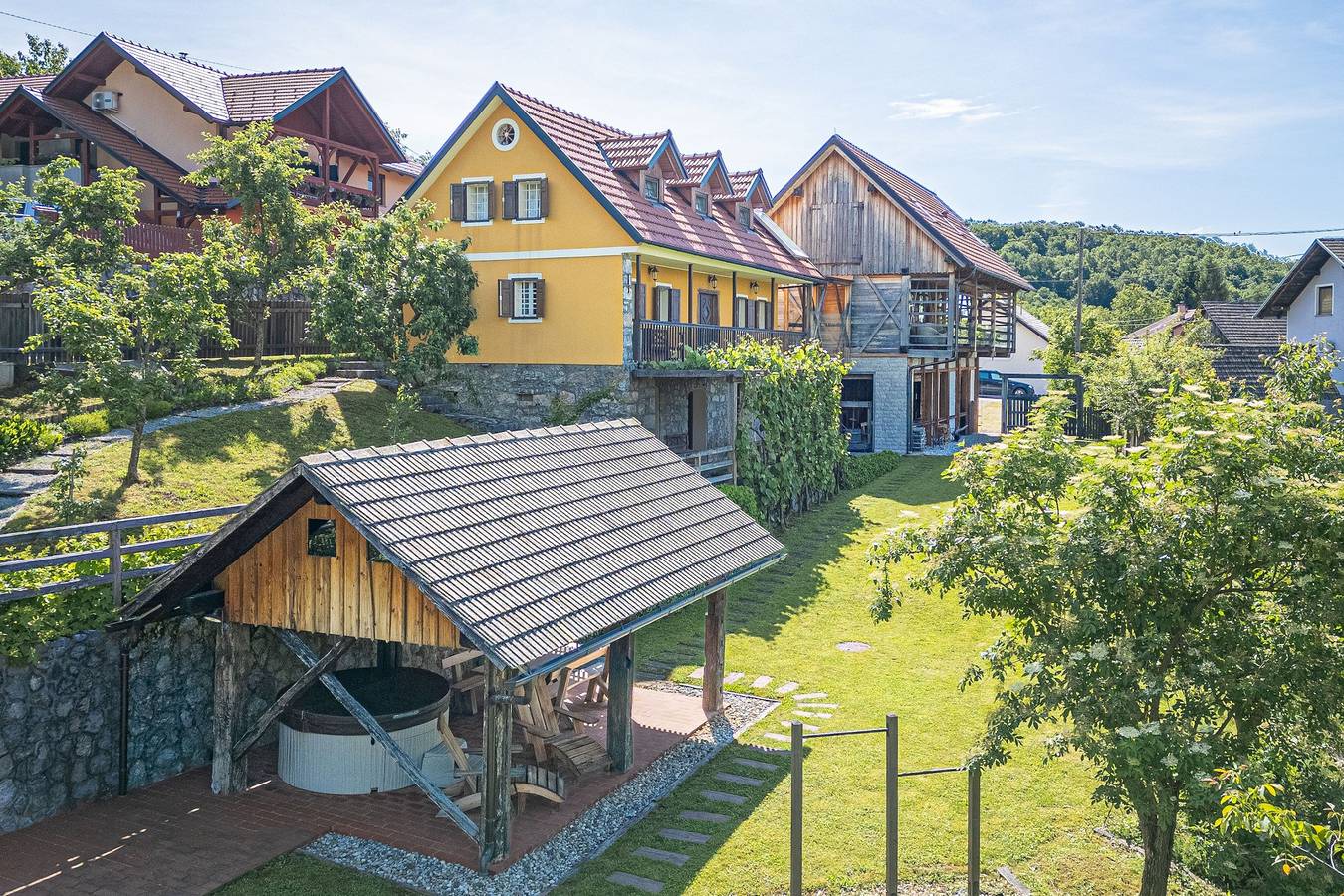 Traditional House Kal With Whirlpool in Slovenia