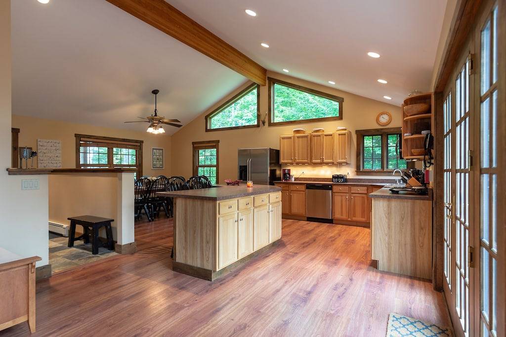 Das Ridge Chalet, ein A-Frame-Haus in Killington in Killington, Green Mountain National Forest