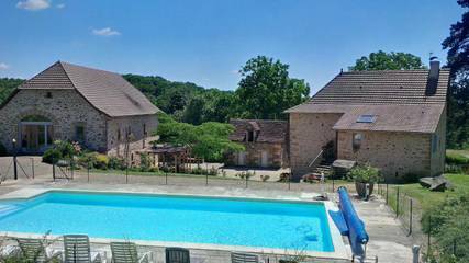 Gîte für 15 Personen, mit Garten und Pool sowie Terrasse in Occitanie