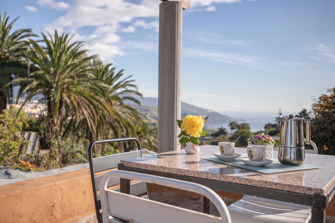 Landhaus 'Asuncion' mit Meerblick, privatem Garten und Wlan in Las Ledas, Breña Alta