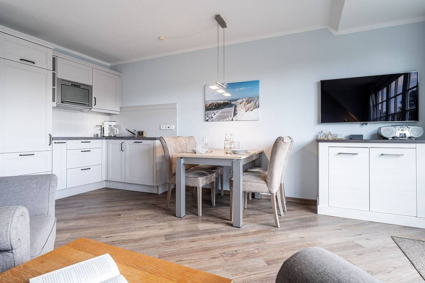 Ganze Wohnung, Moderne Fewo Rungholt mit Balkon, Wlan und zentraler Lage in Sankt Peter-Ording in St. Peter-Ording, Eiderstedt