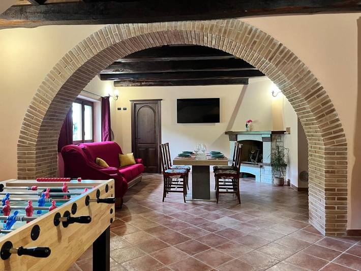 Ferienhaus für 4 Personen, mit Garten und Ausblick