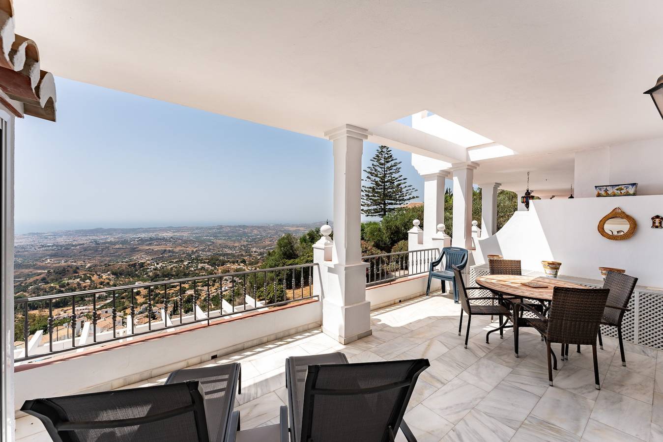 Ganze Wohnung, Ferienwohnung 'El Mirador De Mijas' mit Gemeinschaftspool, Wlan und Klimaanlage in Mijas, Costa del Sol