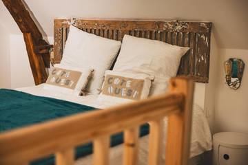 Chambre d’hôte pour 2 personnes, avec piscine et terrasse ainsi que jardin et jacuzzi à Octeville-sur-Mer