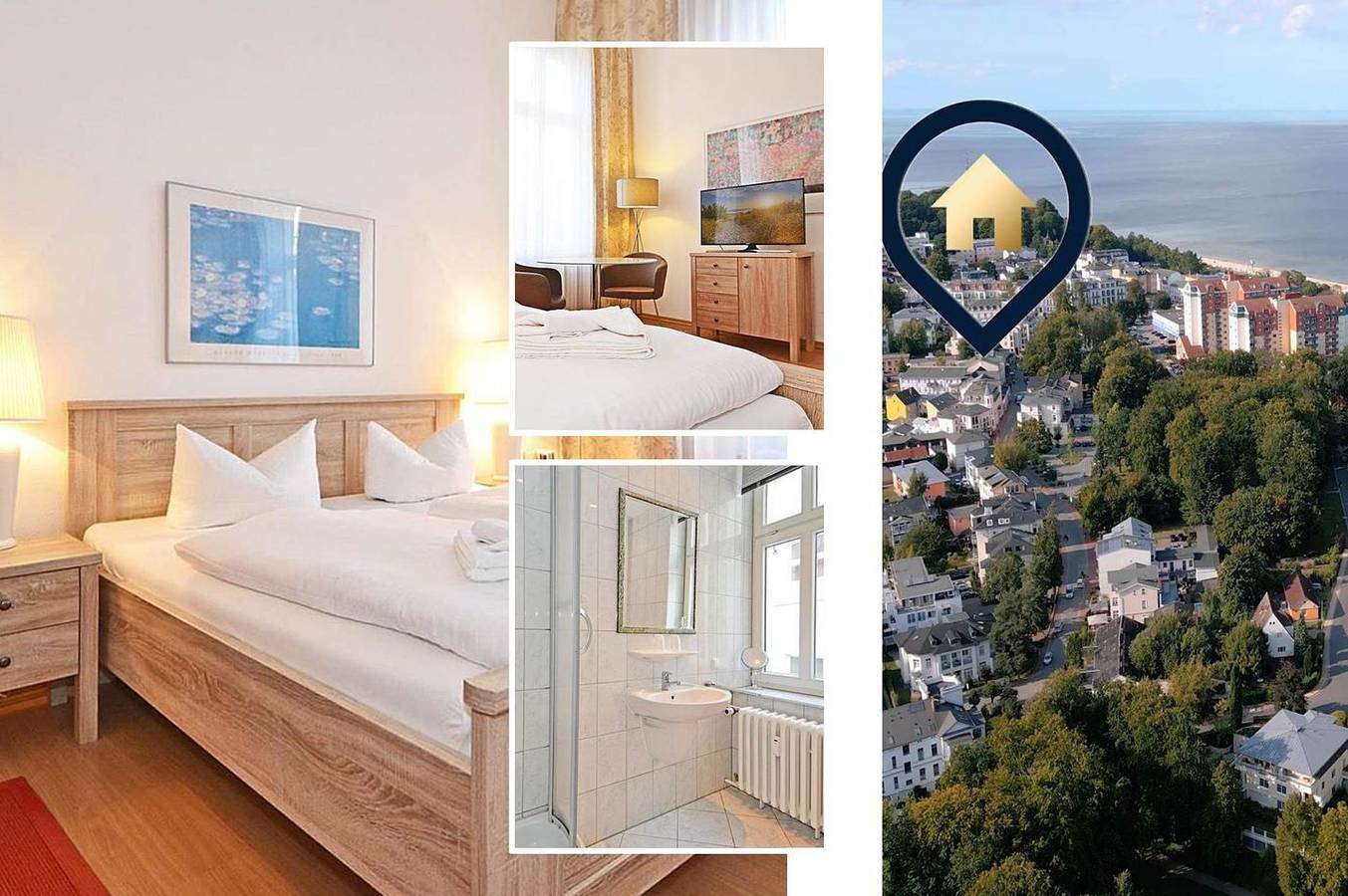 Entire apartment, Charmante Ferienwohnung in Heringsdorf für 2 – nur 200 m zum Strand! in Drei Kaiserbäder, Heringsdorf