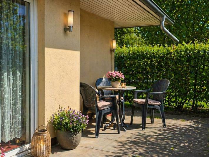Bungalow für 3 Personen, mit Terrasse