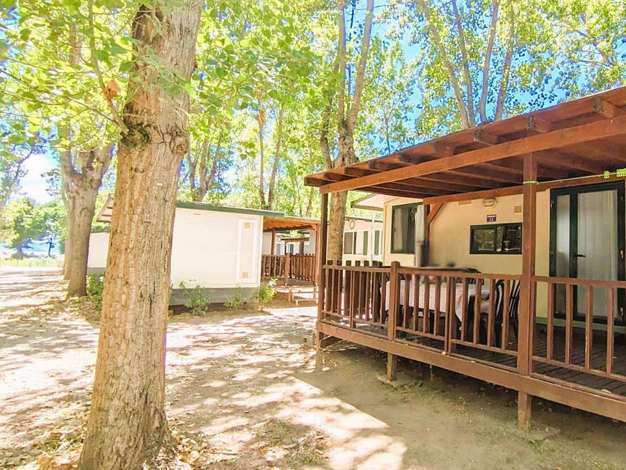Camping Punta Navaccia  - Mobilheim 6 personen - Standard in Tuoro sul Trasimeno, Lago Trasimeno