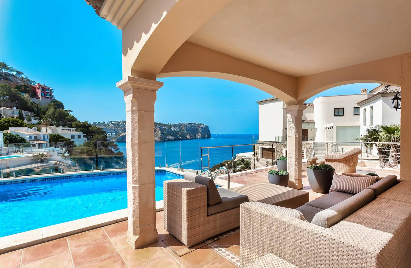 Maison de vacances 'Ses Gavines à Cala Moragues' avec vue mer, Wi-Fi et climatisation in Port d'Andratx, Andratx